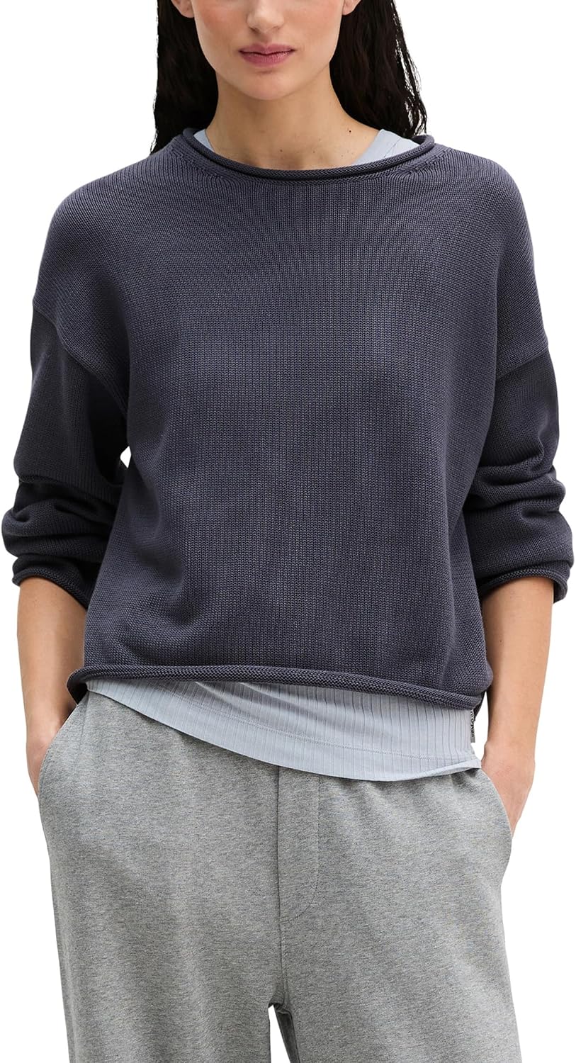 Detalle de Marc O'Polo DfC Pullover Loose aus Heavy Cotton-Garn