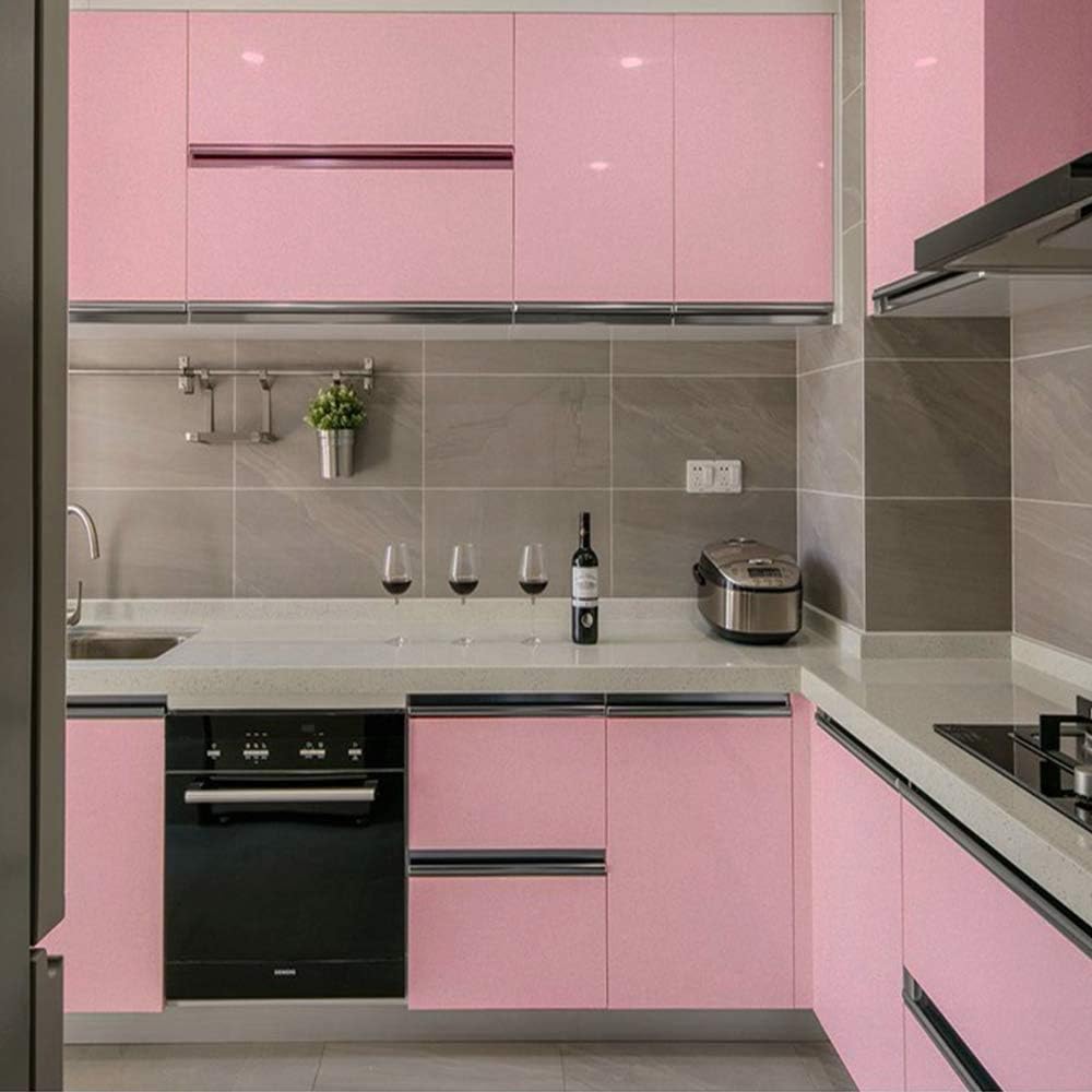 Thumbnail 7 de Decoroom Papel Adhesivo Rosa Brillo 40x300cm para Muebles