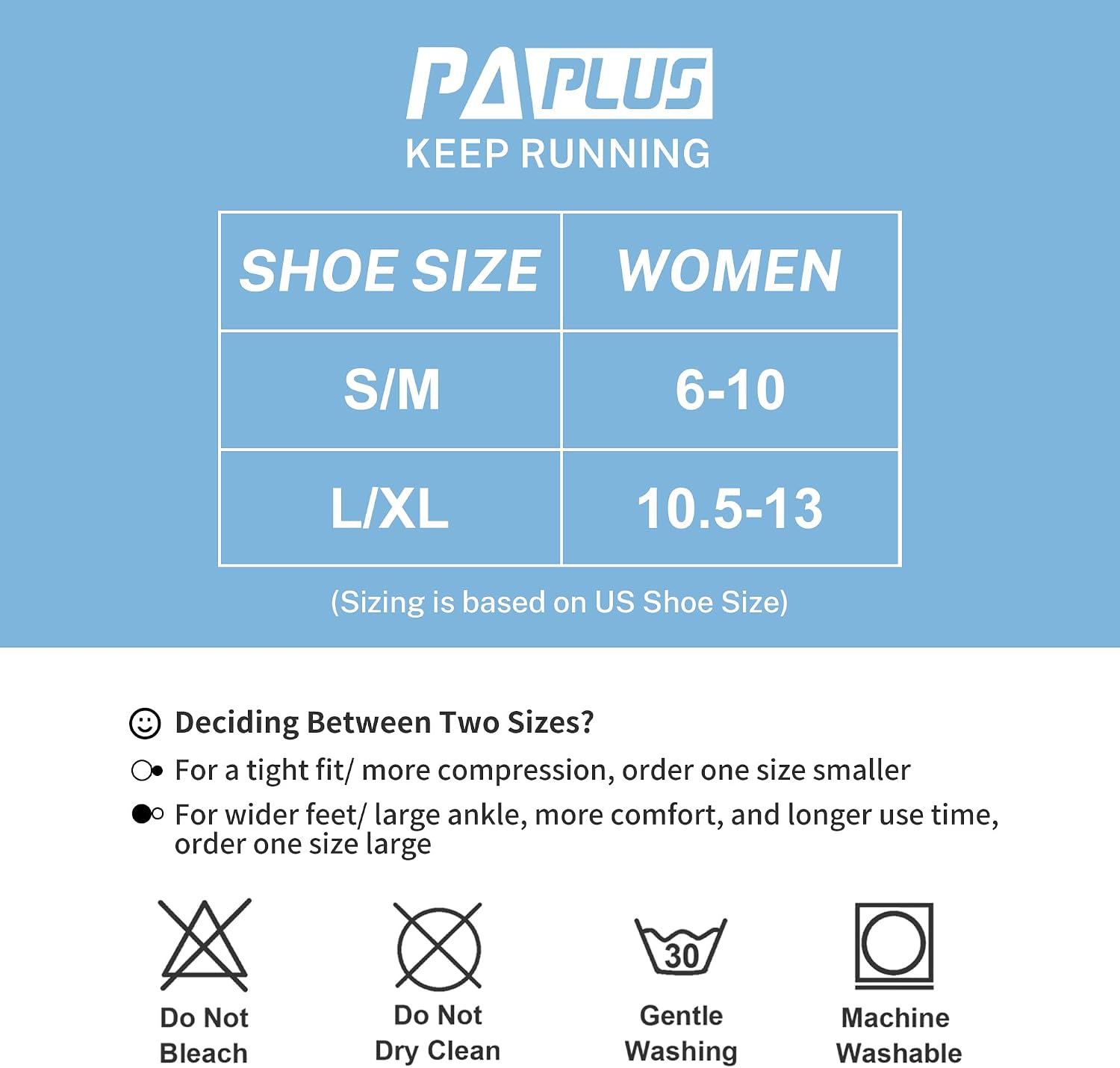 Detalle 2 de PAPLUS Compression Running Socks 8-15 mmHg