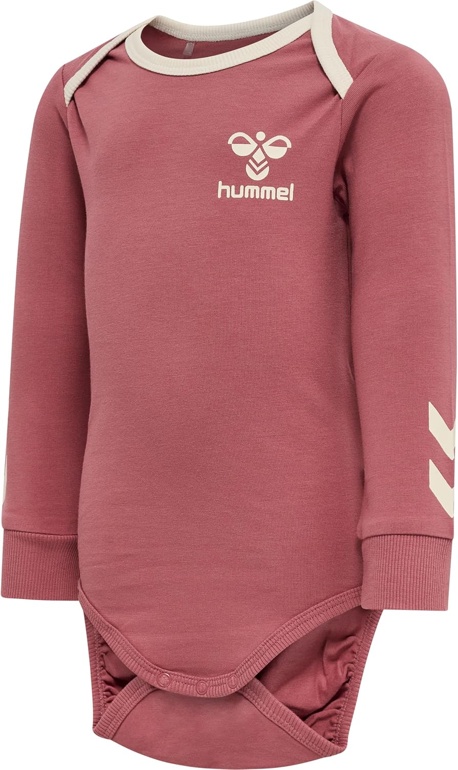 Detalle de hummel Baby Mädchen Hmlmaule Body L/S BODYSTOCKING aus Bio-Baumwolle