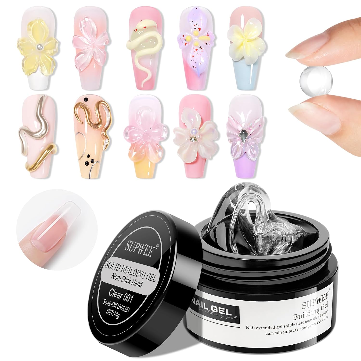 Detalle de SUPWEE Solid Builder Gel 14g
