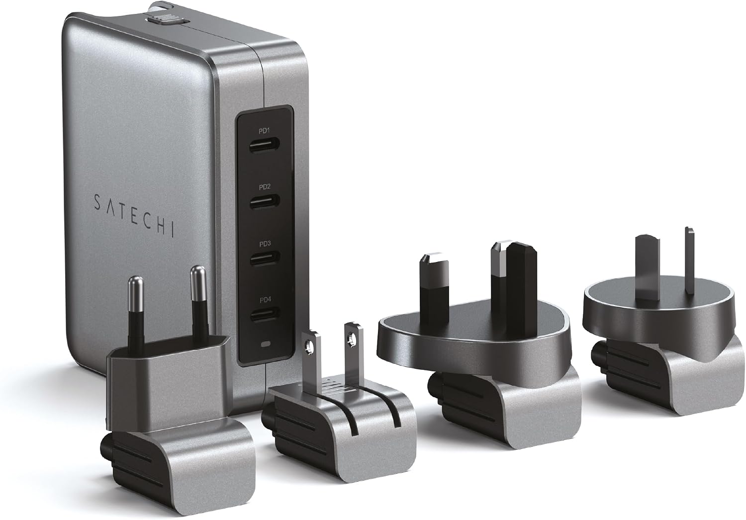 Detalle de SATECHI Caricatore USB C GaN 145W 🔌