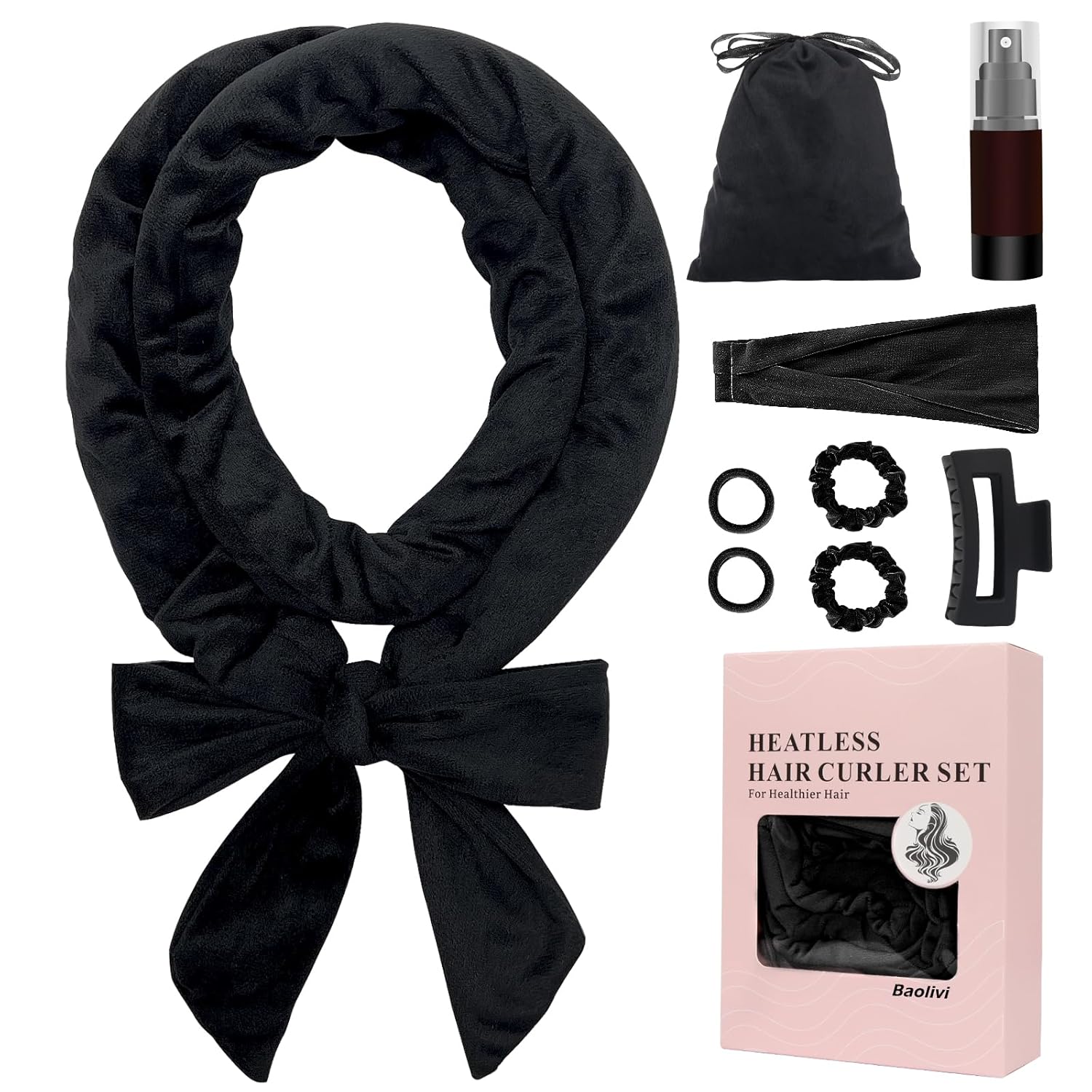 Baolivi Hair Curlers 180 cm, heatless