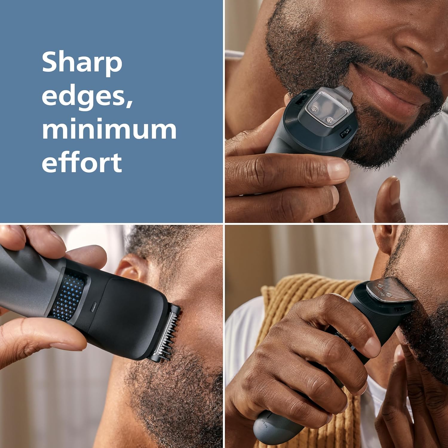 Thumbnail 1 de Philips Beard Trimmer 7000 Series (BT7670/15) with BeardSense, self-sharpening metal blades and 40 length settings