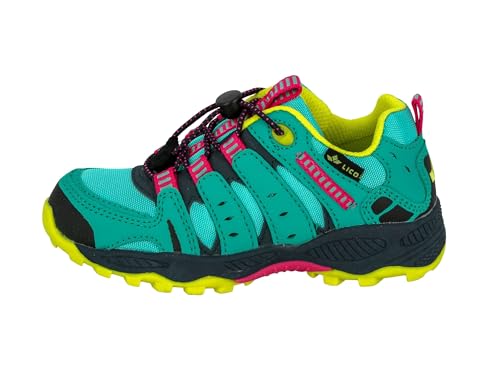 Thumbnail 1 de Lico Fremont: Scarpe da trekking unisex per bambini e ragazzi, Turchese Rosa Lemon, 26 EU