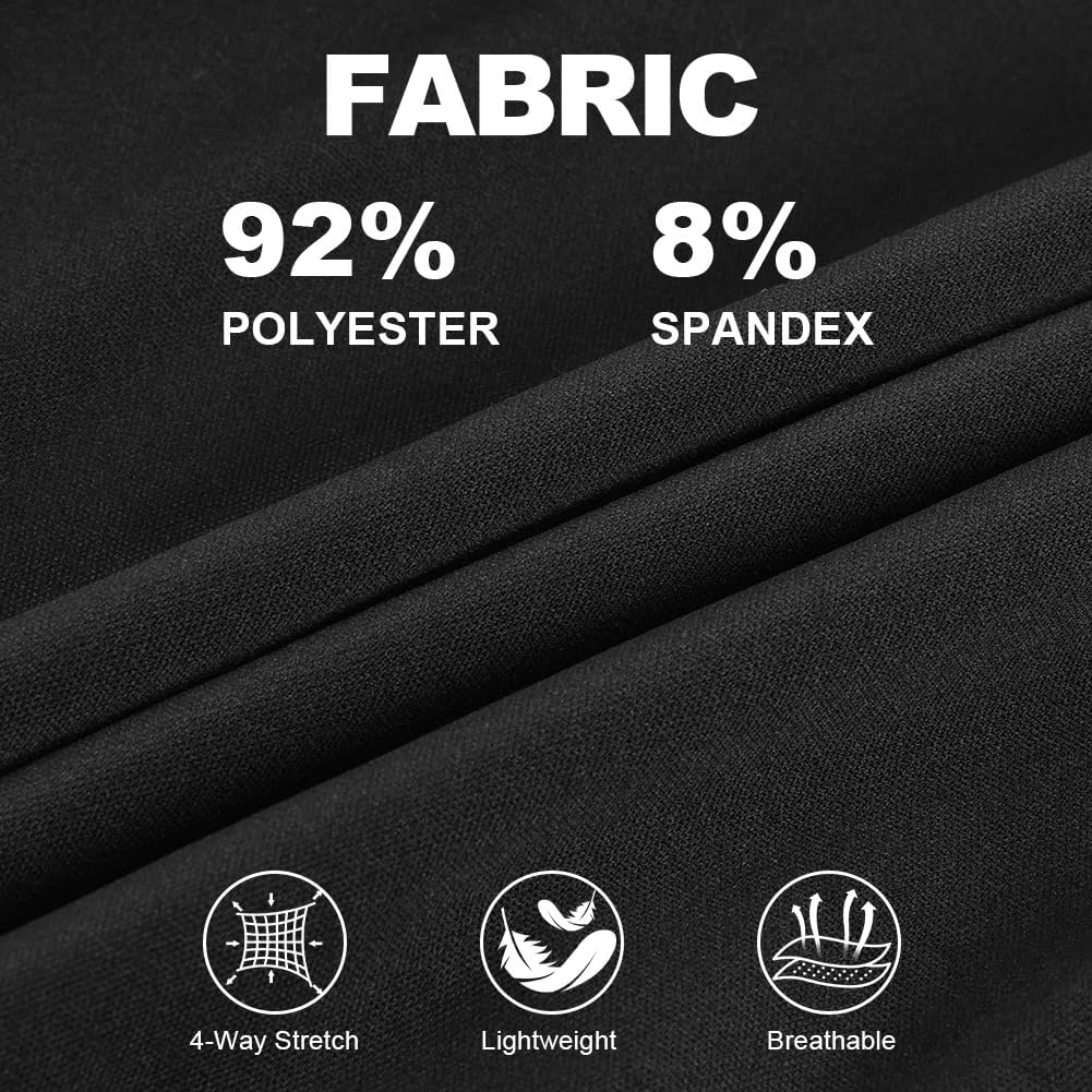 Detalle de Vicloon Pantaloni da Jogging da Uomo con Apertura Laterale - Vestibilità Ampia e Zip Frontale