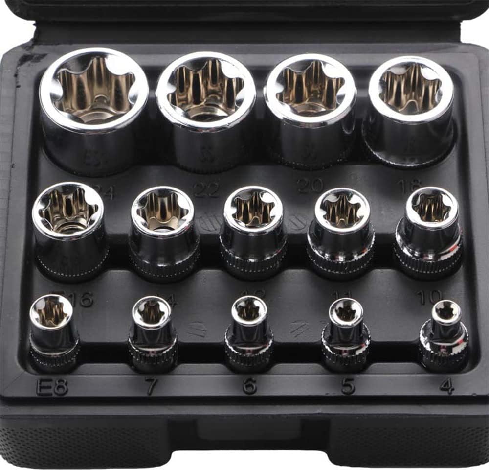 Thumbnail 5 de LSLANSOON 50BV30-E-Torx-HRC42-48 E-Torx Socket Set, 14-Piece