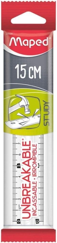 Thumbnail 2 de Righello Study infrangibile trasparente da 15 cm