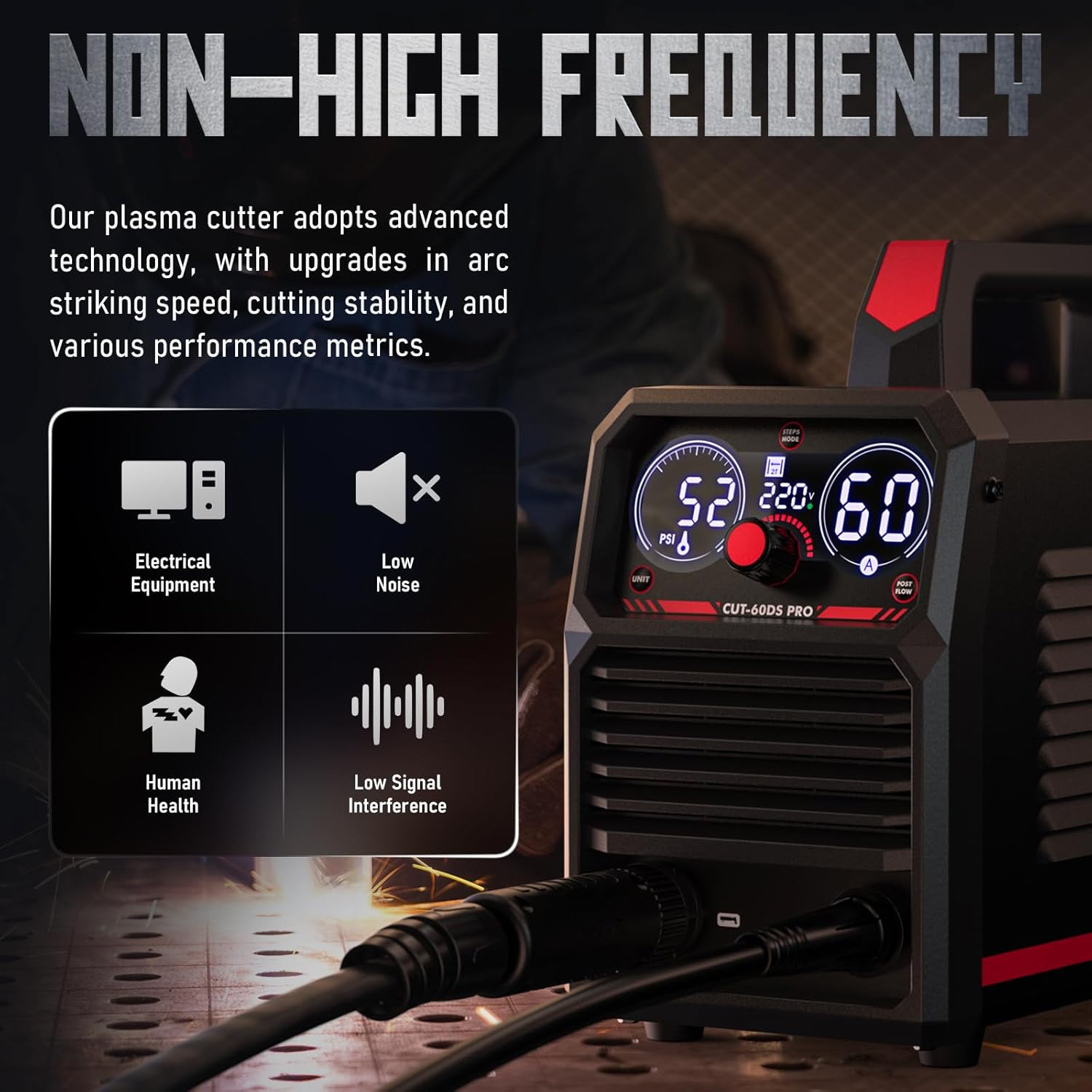 Detalle 2 de YESWELDER CUT-60DS PRO 60A Plasma Cutter