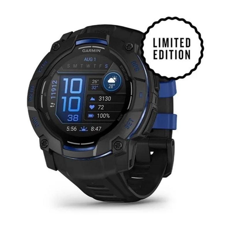Detalle de Garmin Instinct 3 45mm AMOLED Negro Azul