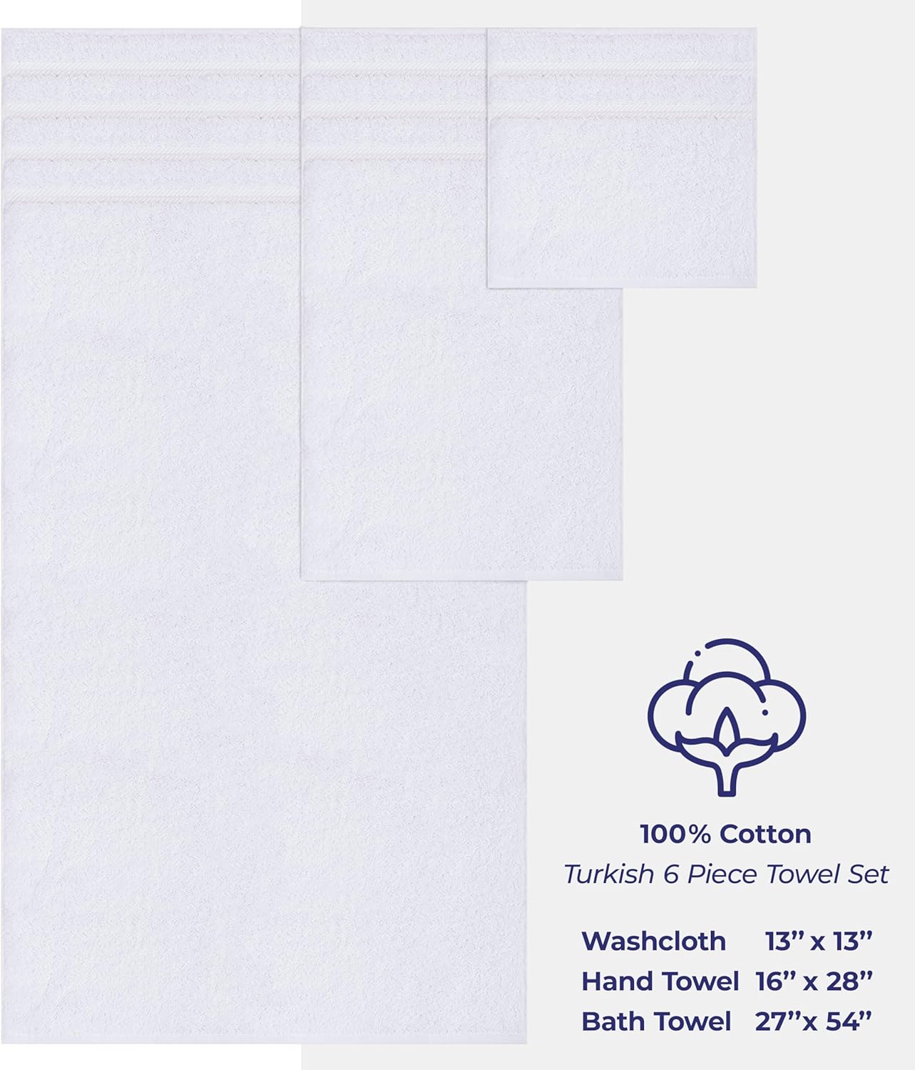 Thumbnail 3 de American Soft Linen 6-Piece Towel Set