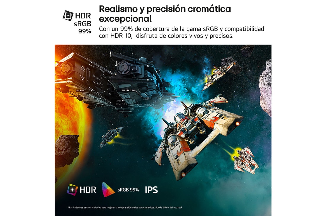 Detalle de Monitor Gaming LG UltraGear 24G411A-B: 24 pulgadas IPS, 144 Hz y 1 ms