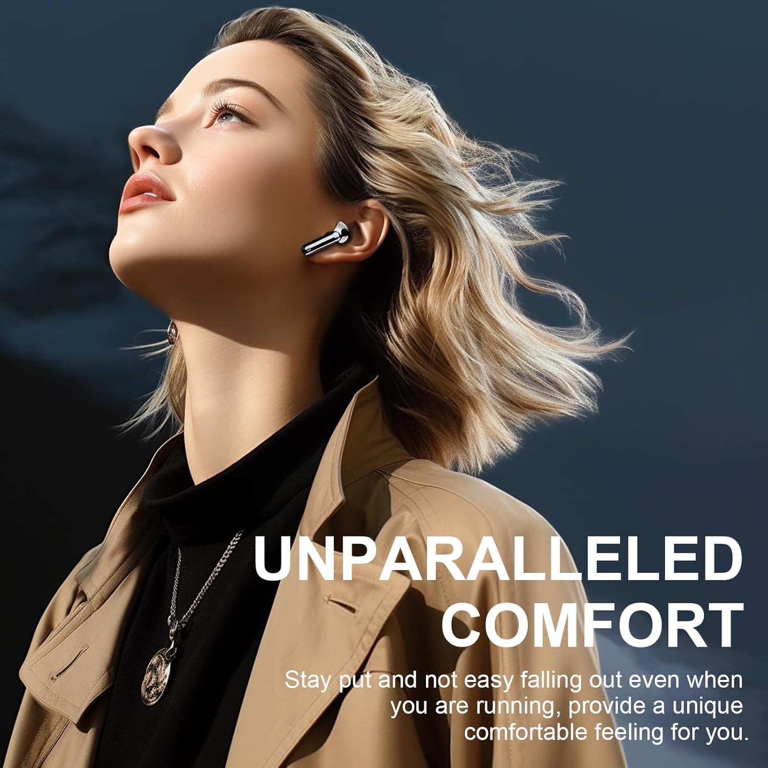 Thumbnail 2 de Cuffie Bluetooth 5.4 Nuovo Auricolari In Ear HiFi con ANC ENC, IP7 e Display LED