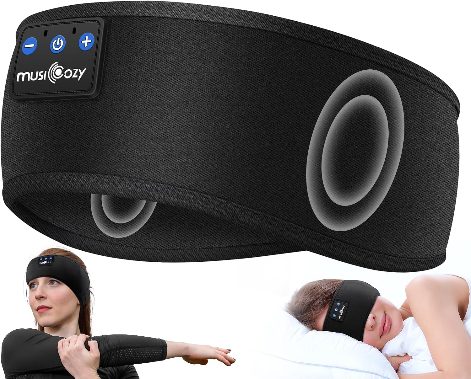 Detalle de MUSICOZY Sleep Headphones 15h Headband