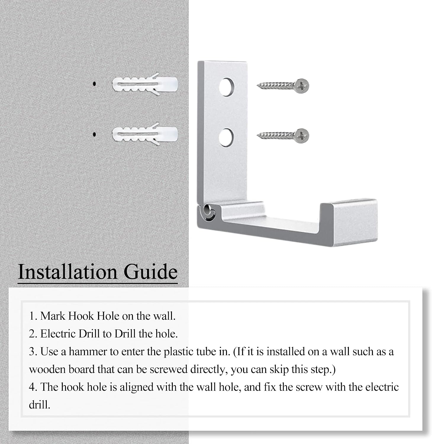 Thumbnail 5 de OHIYO Folding Wall Hooks, 6-piece set