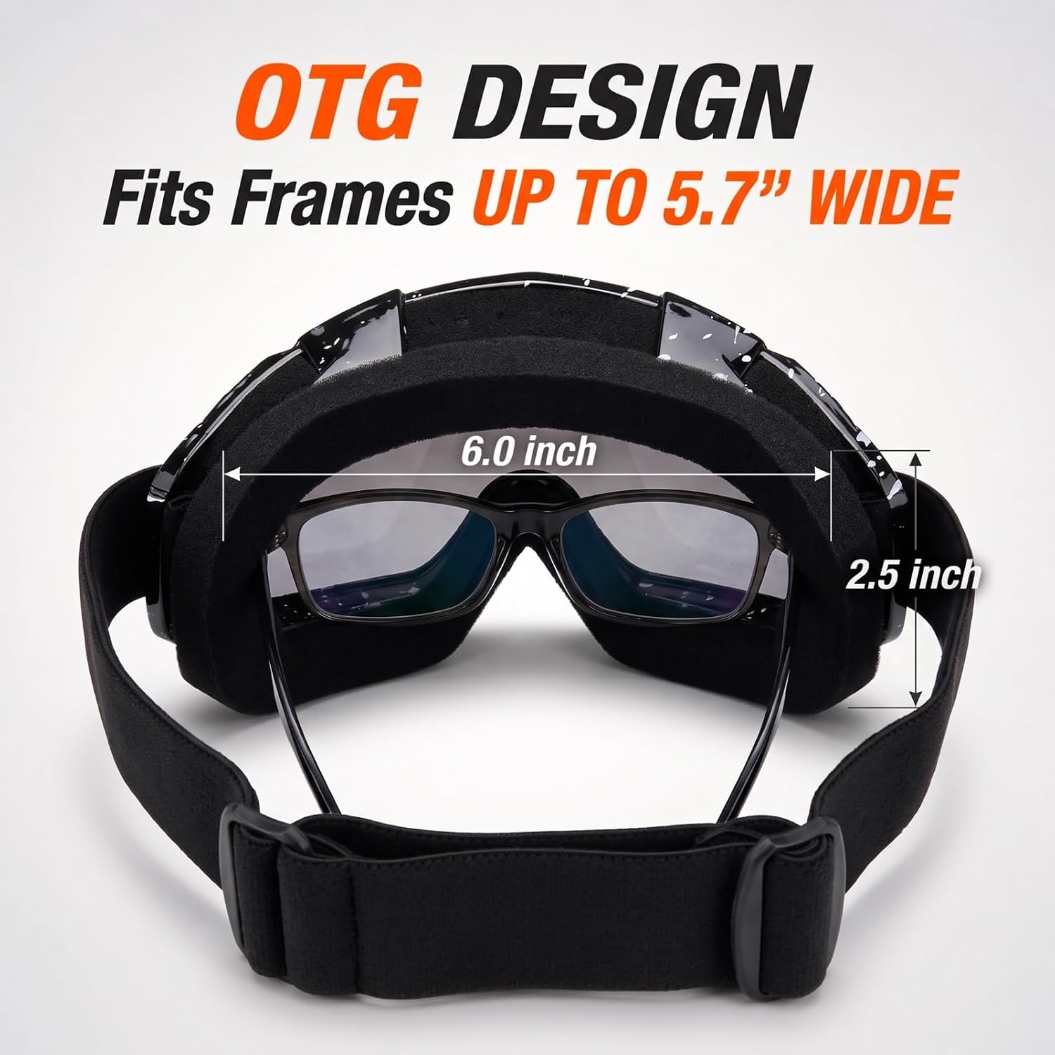 Thumbnail 2 de JAMIEWIN ATV Goggles: Anti-Fog, Dustproof Protection for Dirt Bikes and Off-Road Riding