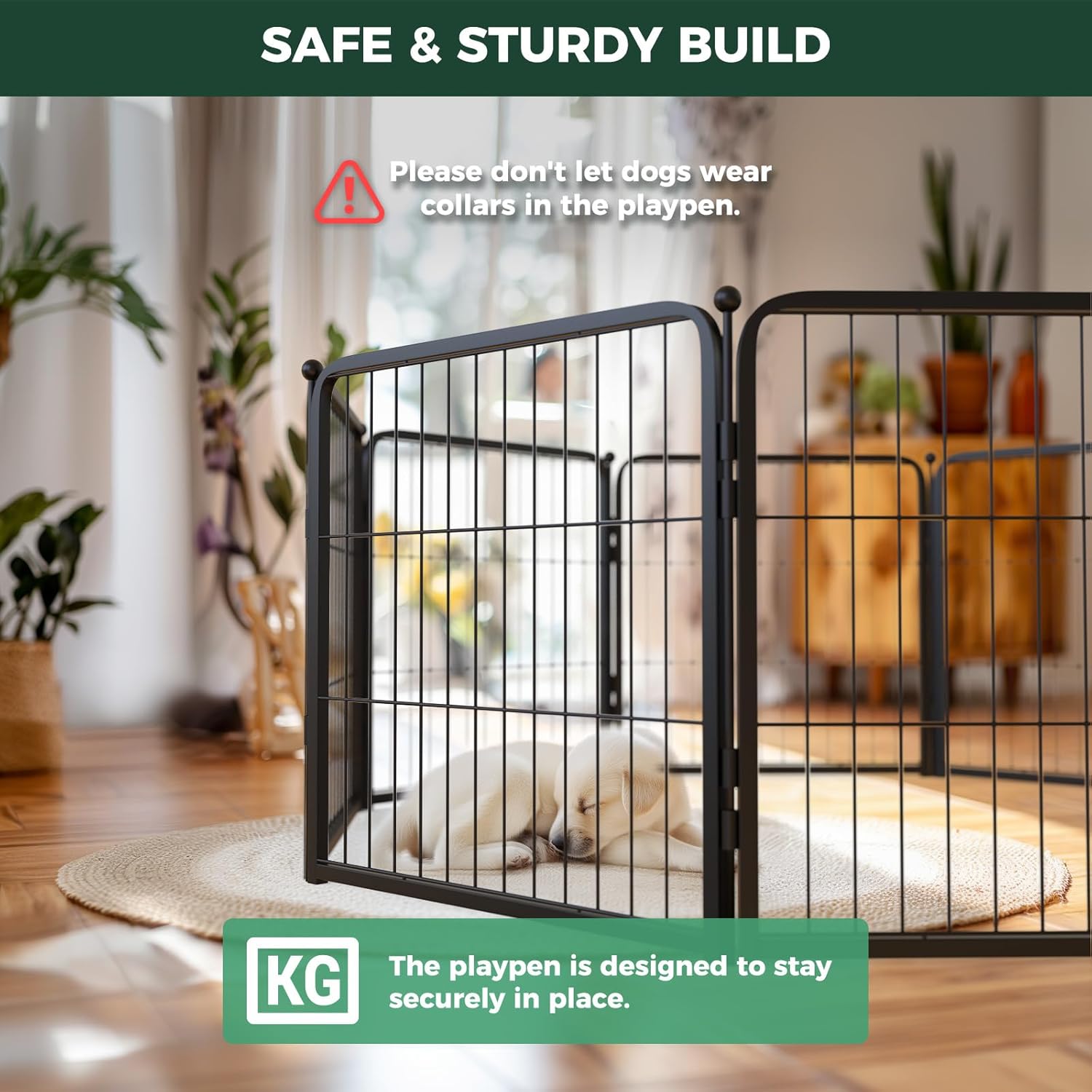 Detalle 2 de FXW Homeplus Unleashed 24" Indoor Dog Playpen