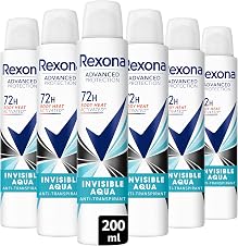 Detalle de Rexona Déodorant Femme Invisible Aqua 72h — Lot 6x200ml
