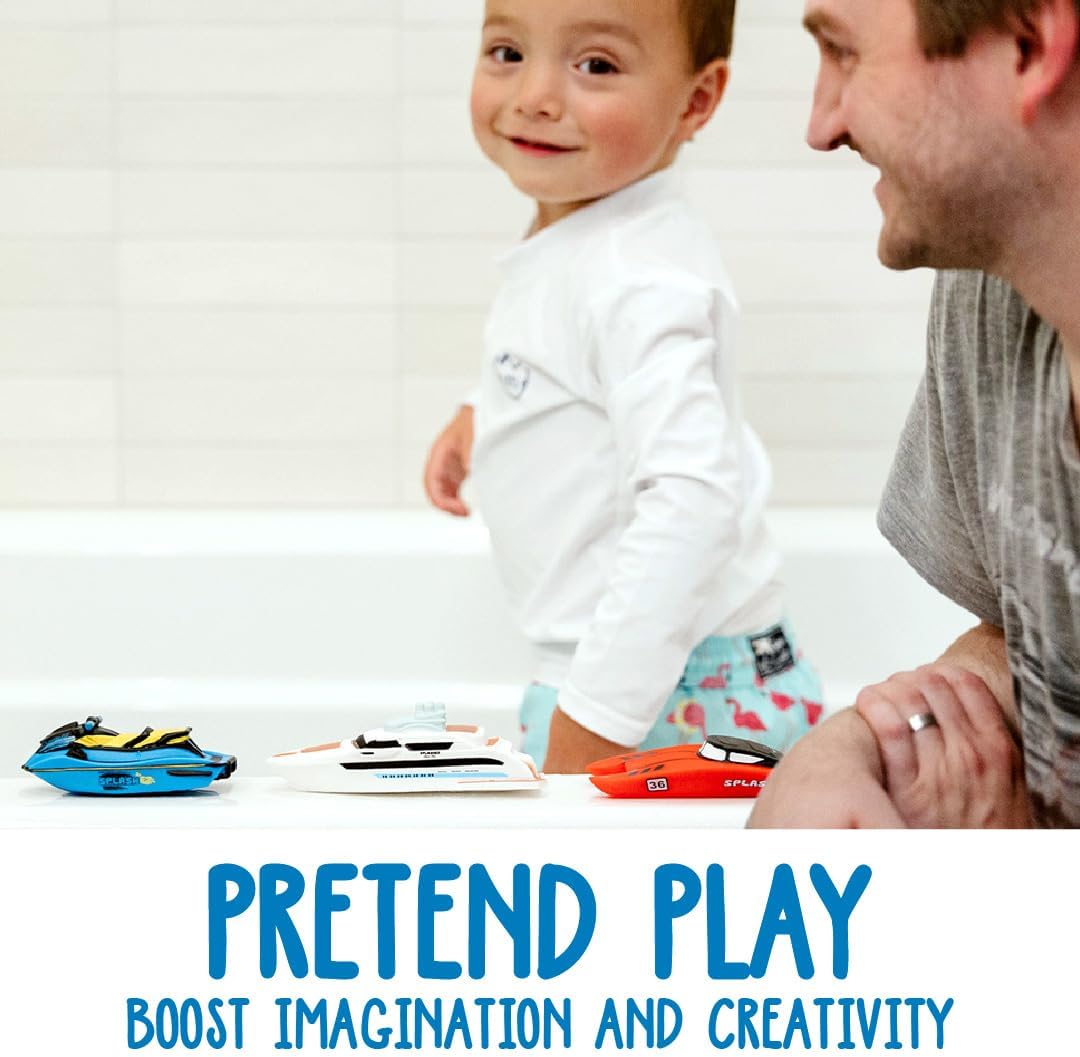 Thumbnail 3 de SplashEZ Boat Toy: Mold-Free Floating Bath Toy for Toddlers & Kids