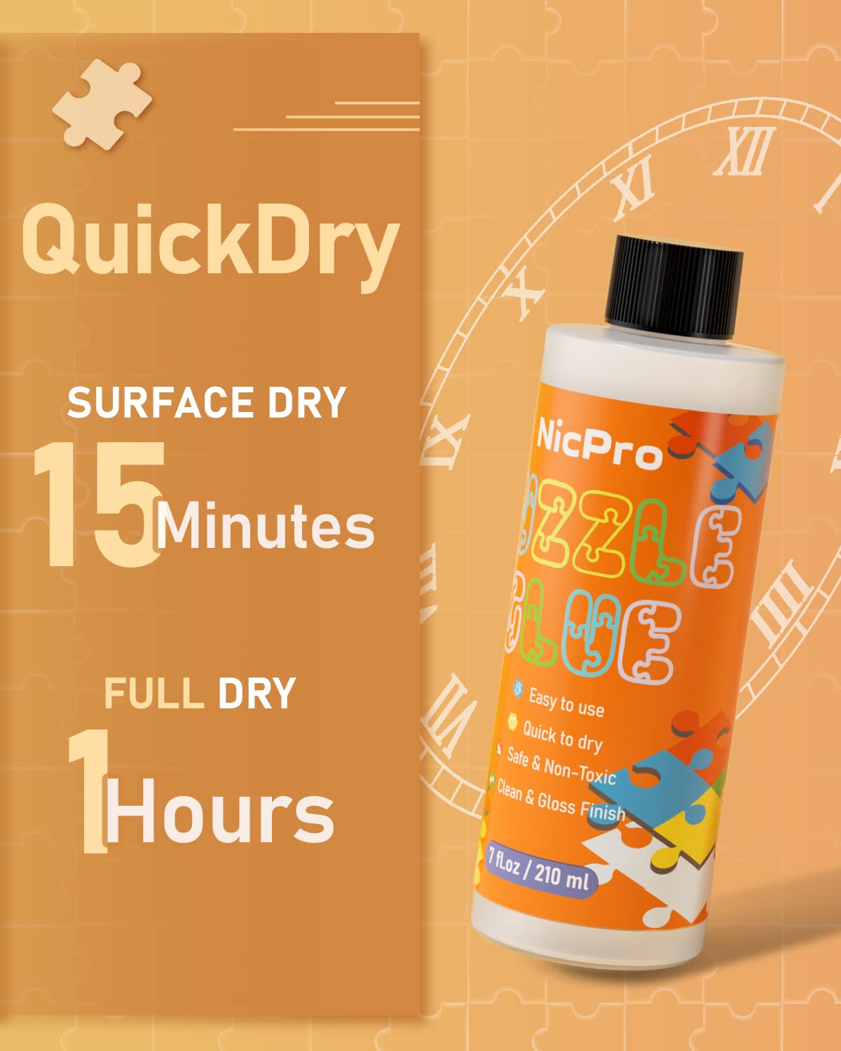 Detalle de Nicpro colla per puzzle 240 ml đź§©