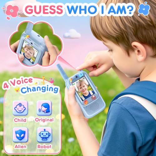 Detalle de Joynite Walkie Talkie Bambini Ricaricabili: videochiamate in movimento per i più piccoli