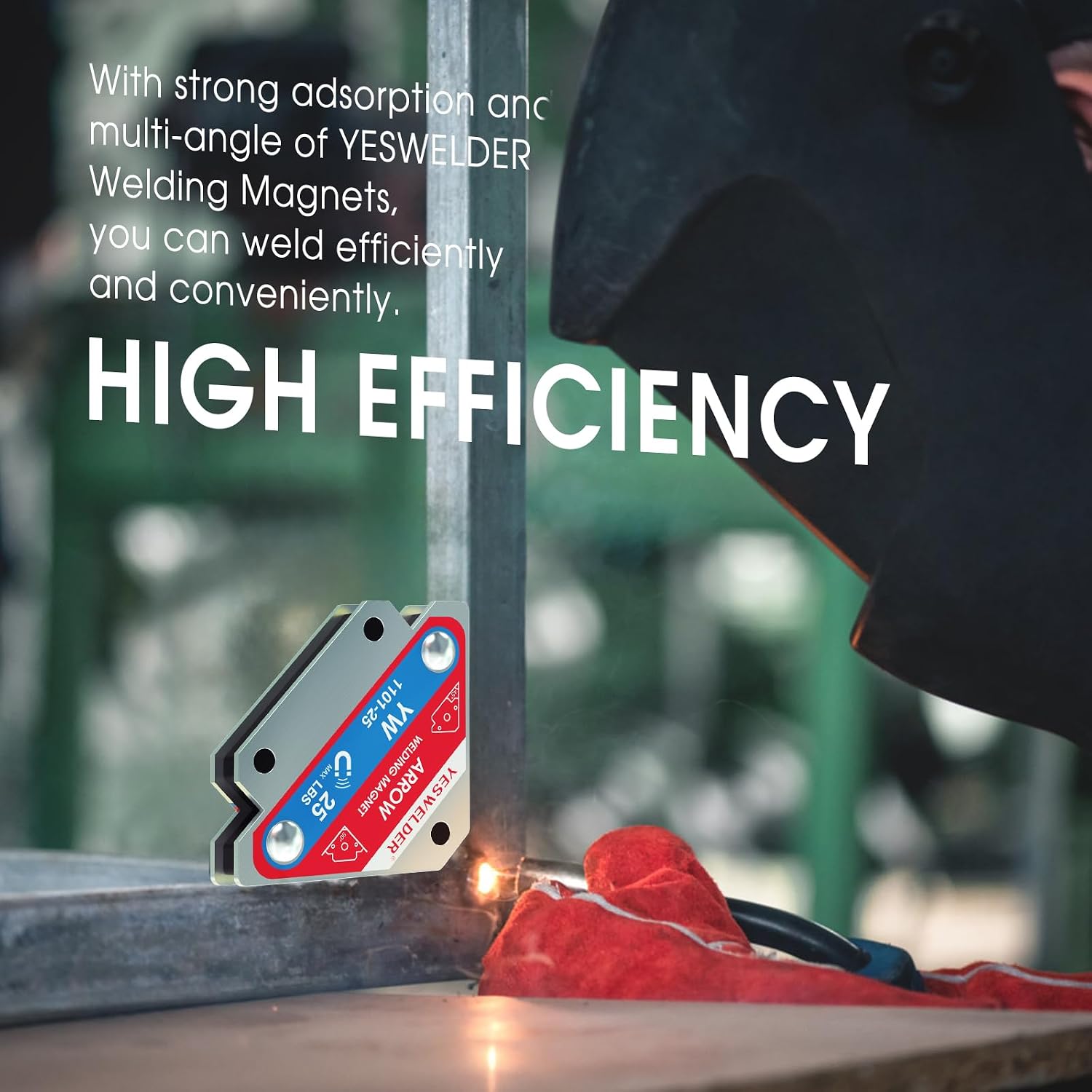 Thumbnail 5 de YESWELDER 25 lb Welding Magnet 4-Pack