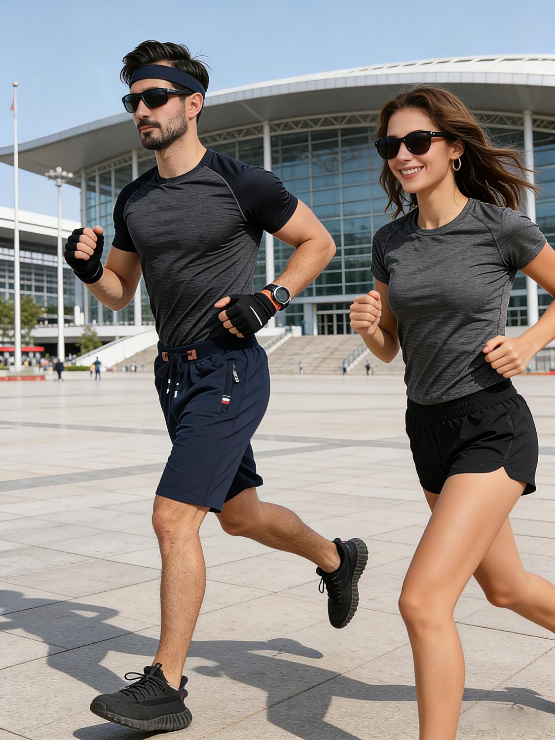Thumbnail 2 de ZOXOZ Kurze Hosen Herren Shorts Sports – Baumwolle mit Reißverschluss, elastische Taille