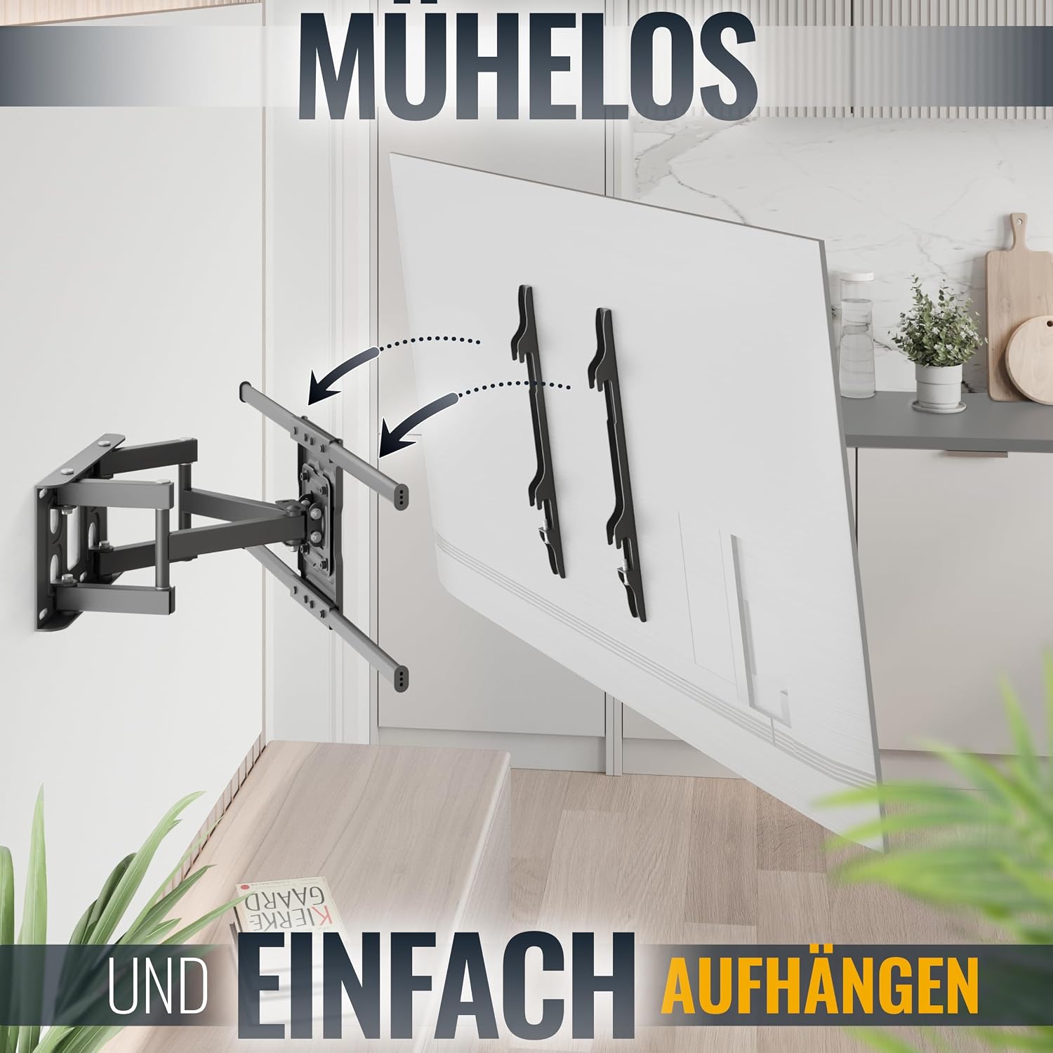Detalle de RICOO S7264 TV-Wandhalterung 50 kg