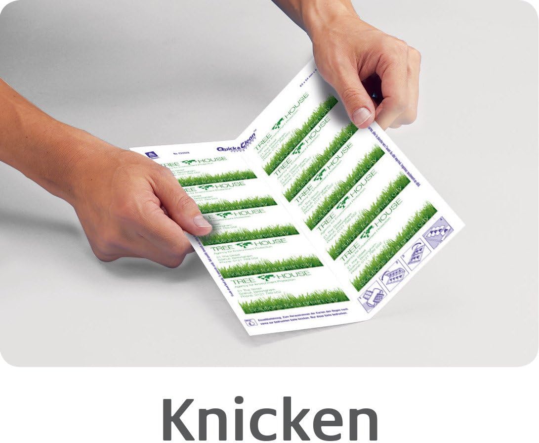 Detalle de Avery Zweckform C32028-25 visitekaartjes voor inkjetprinters, 220 g, glanzend