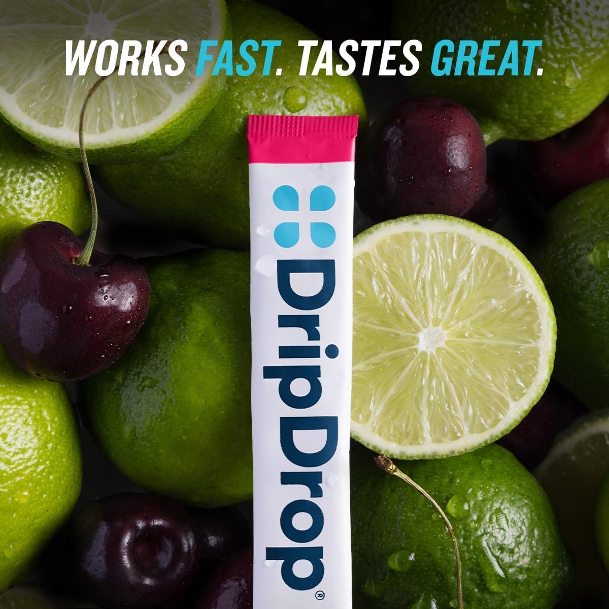 Thumbnail 4 de DripDrop Zero Cherry Limeade 32 Sticks 🍹
