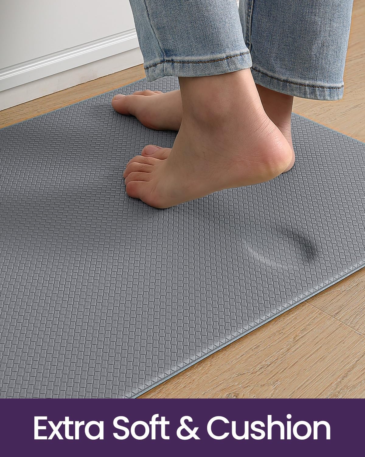 Thumbnail 2 de DEXI 23x94 Anti-Fatigue Kitchen Runner with Memory Foam 🧽