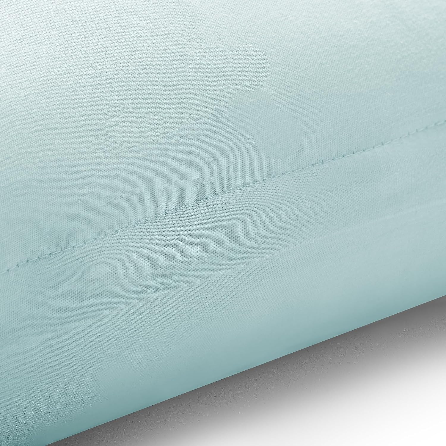 Thumbnail 4 de DecoKing Taies d'oreiller 50 x 60 cm jersey 100% coton bleu clair