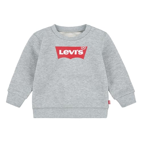 Levi's Batwing crewneck sudadera para bebé-niños 18 meses en Grey Heather
