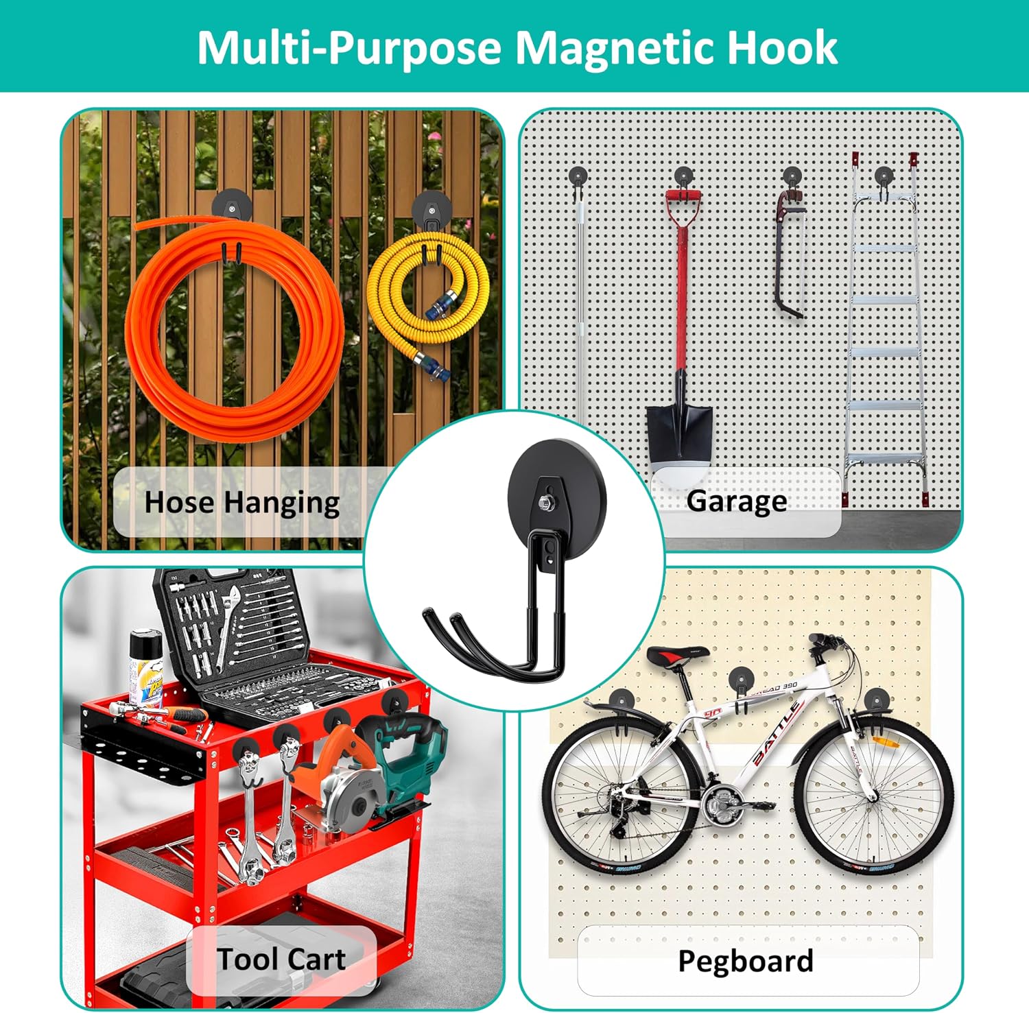 Thumbnail 4 de ENUODA Magnetic Hooks, 2-Pack