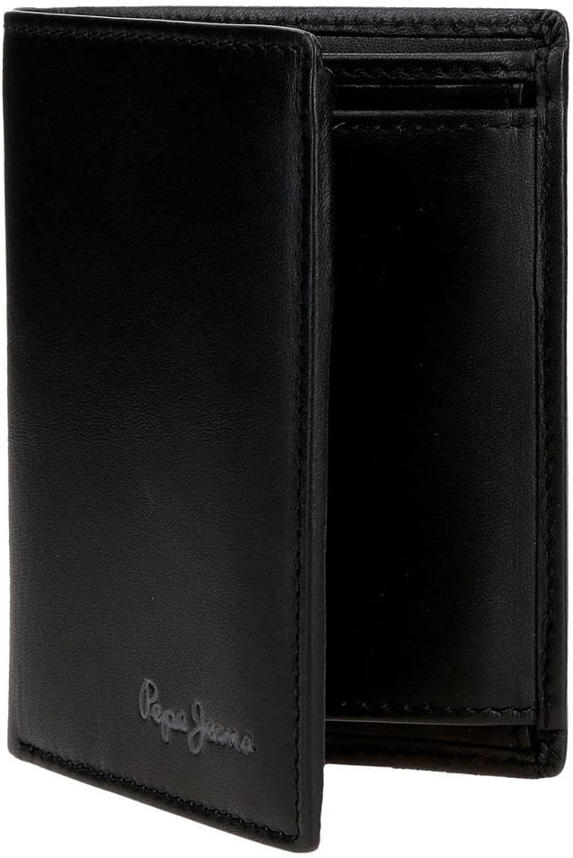 Detalle de Pepe Jeans Luton Portefeuille Vertical avec Porte-Monnaie — cuir et système RFID