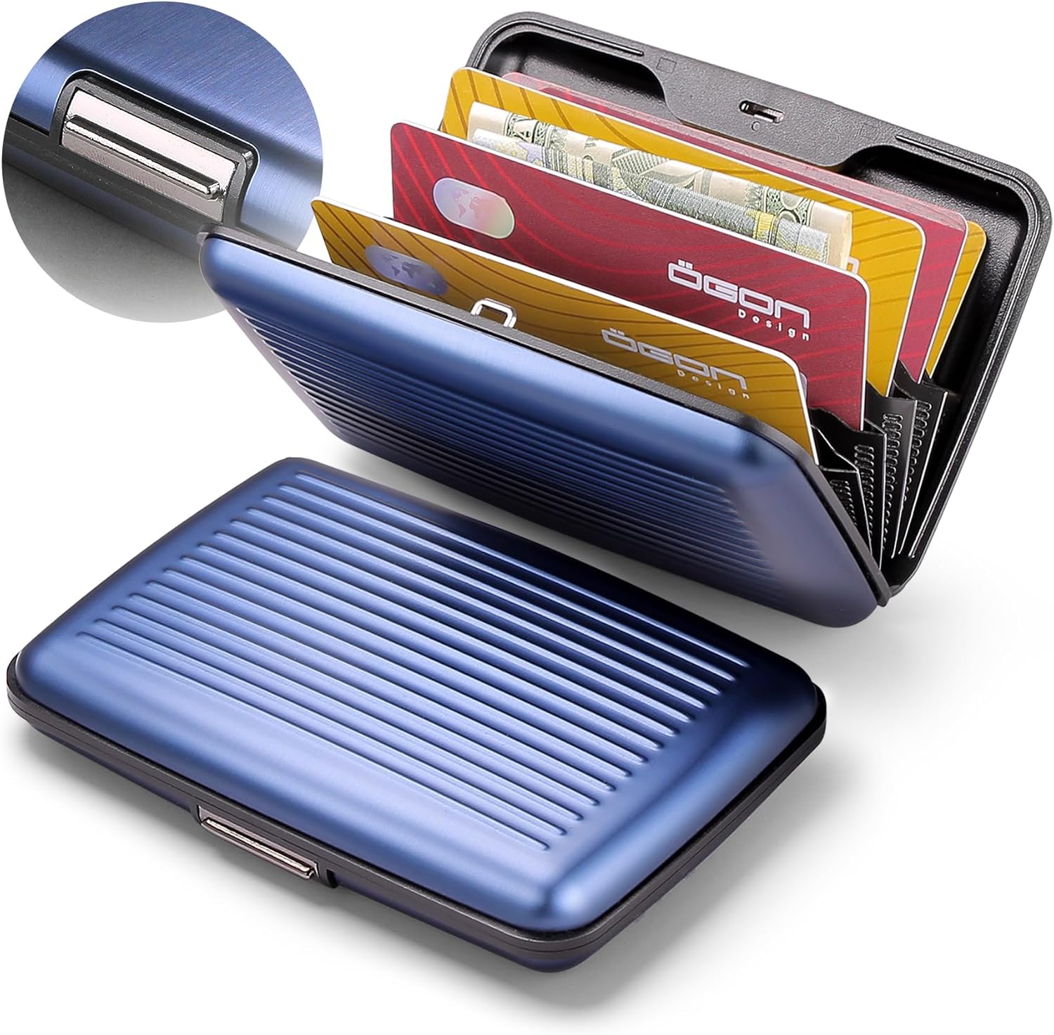 Thumbnail 6 de ÖGON -DESIGNS- Porte-cartes en aluminium avec fermoir métal — Stockholm Smart Case