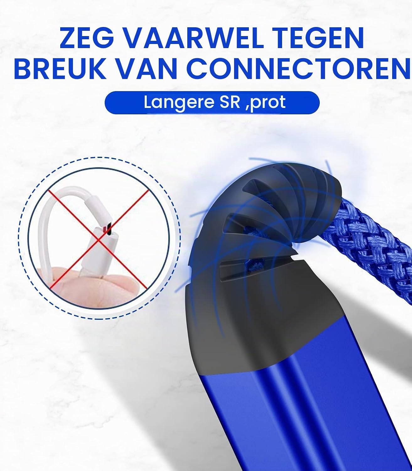 Thumbnail 6 de sweguard USB-printerkabel 3 m, USB 2.0, gevlochten nylon