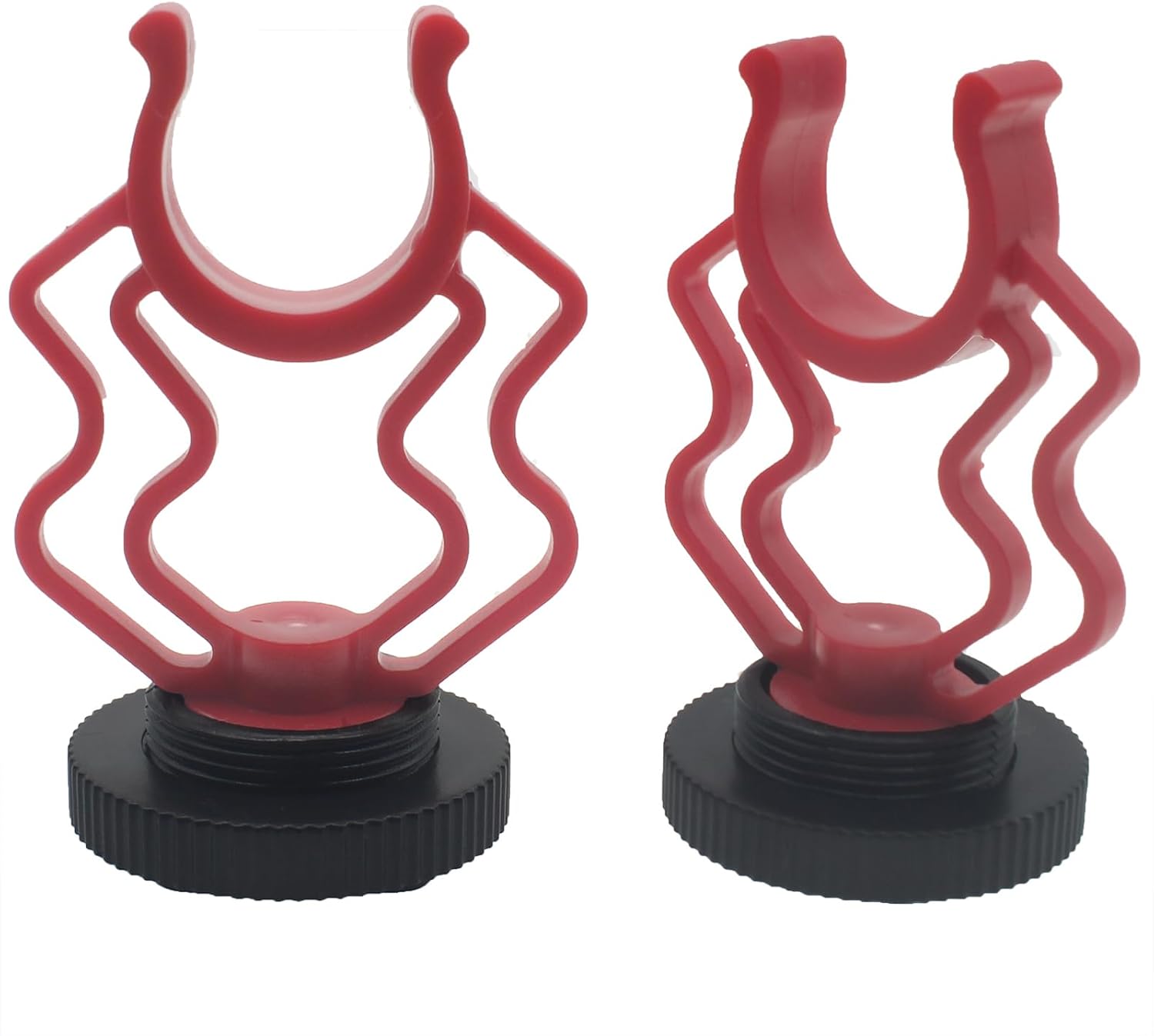 Detalle de SYCZIOHU MICRO-SHOCK-HOLDER-R2 Microphone Shock Mounts, Red 2-Pack