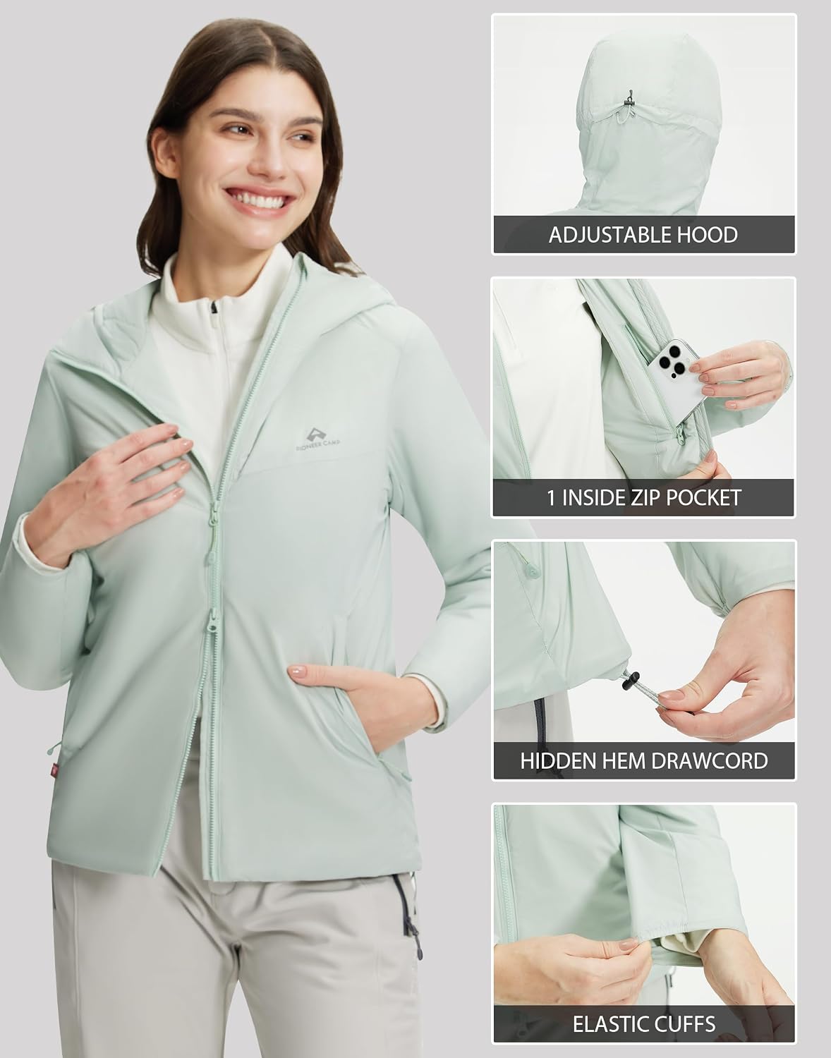 Thumbnail 4 de Pioneer Camp Veste d'hiver femme 60 g