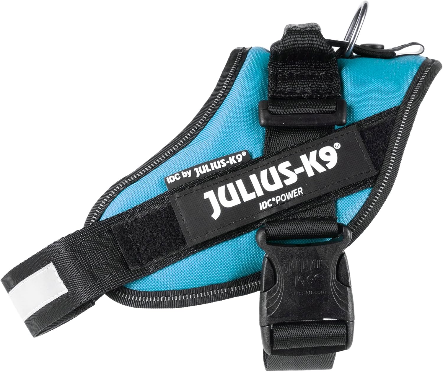 Detalle de Julius-K9 IDC Powerharness (Size M/0) in Aquamarine – Practical, Everyday Dog Harness