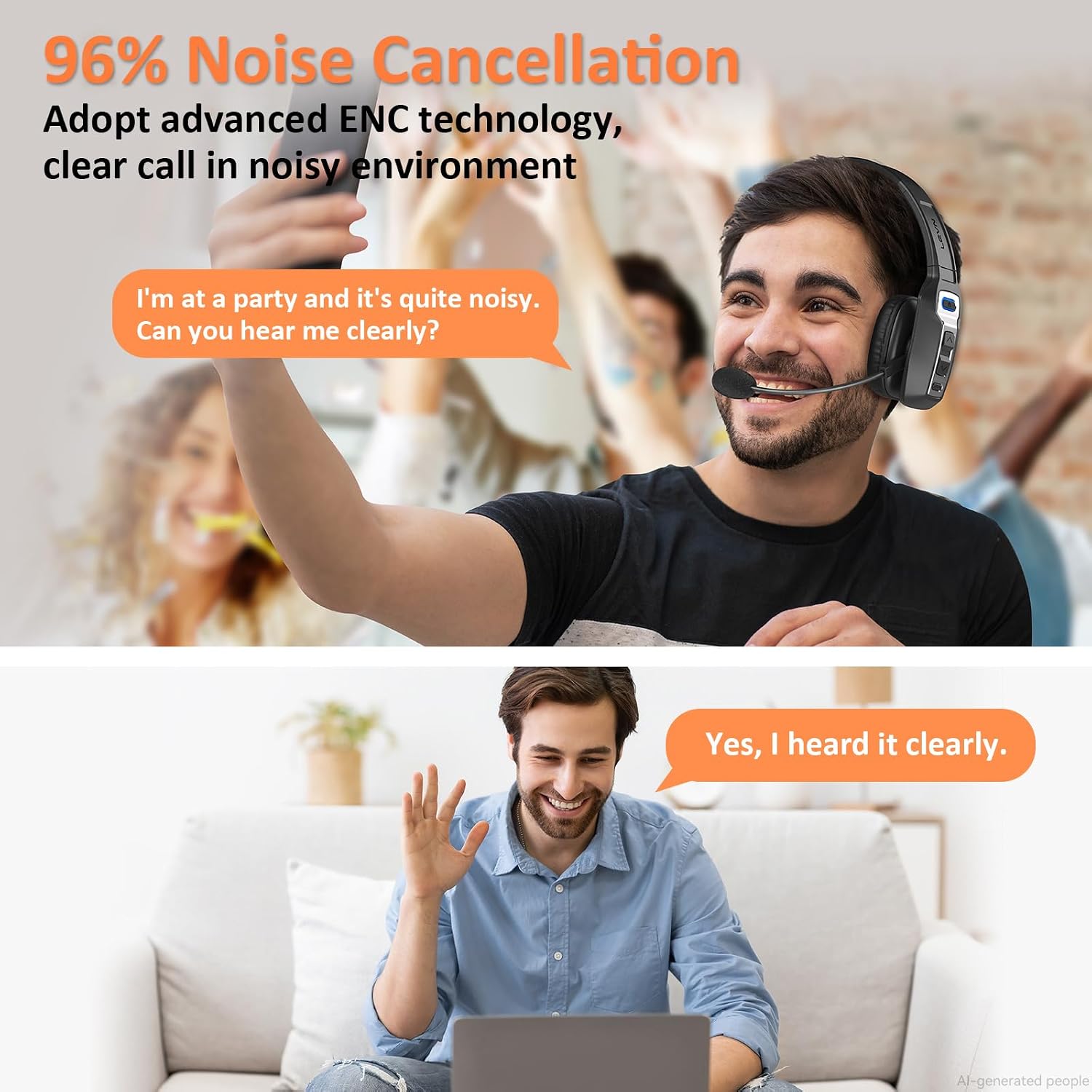 Detalle 2 de LEVN Bluetooth Headset 60h