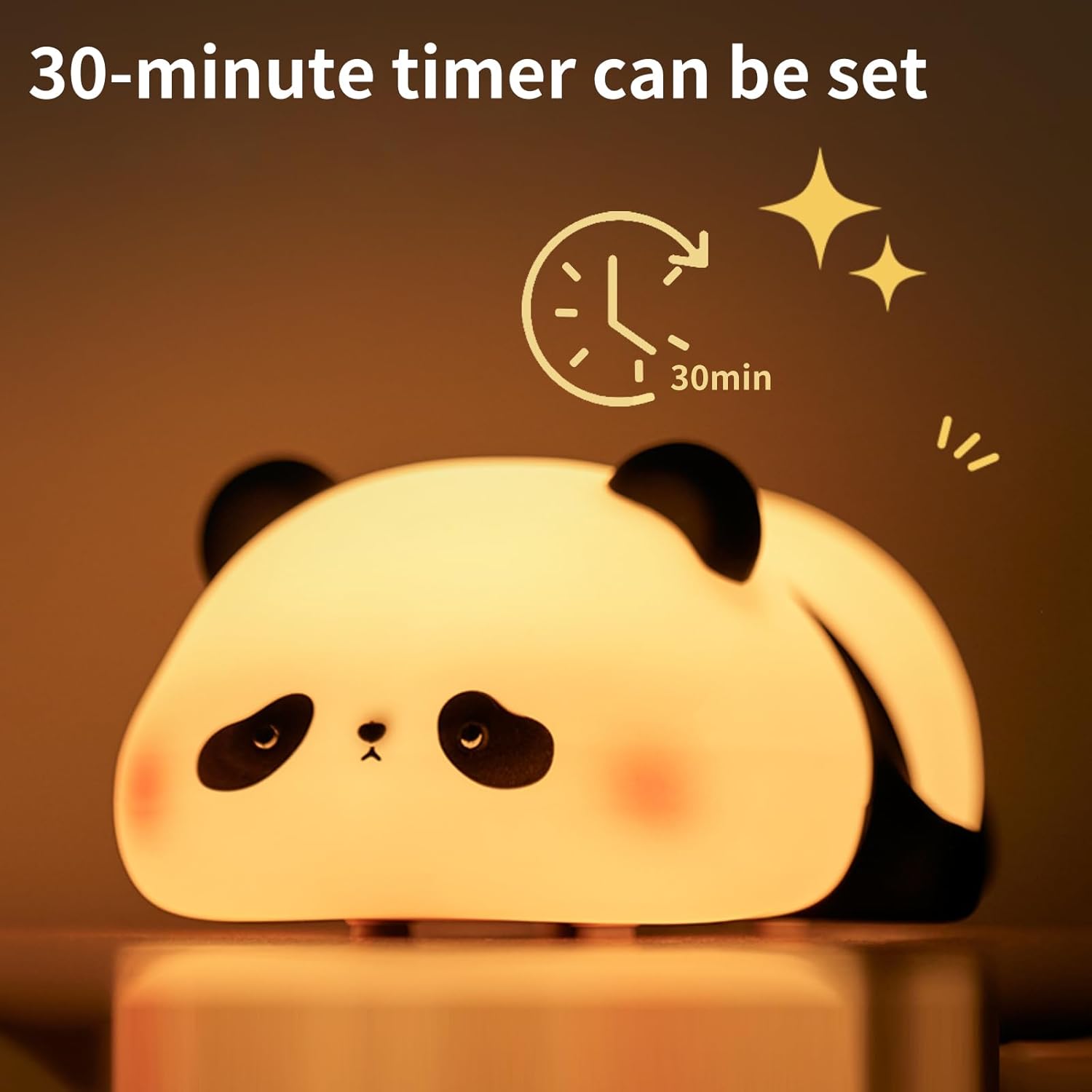 Detalle de AmmToo Nachtlicht Panda dimmbar 1200 mAh