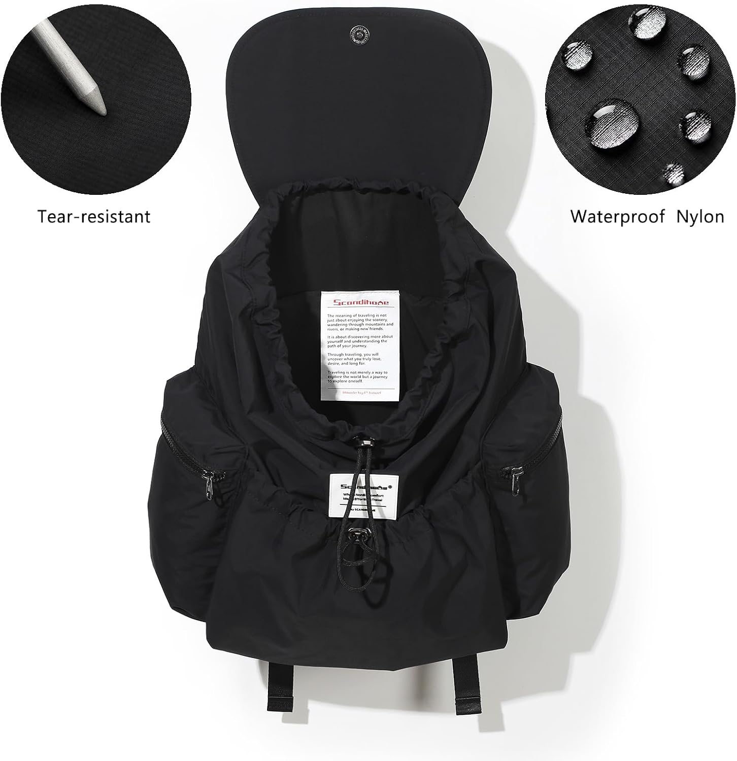 Thumbnail 3 de SEPWIK Travel Backpack Lightweight Carry-On