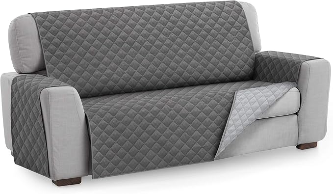 Textilhome Funda Cubre Sofá Malu 3 Plazas 🛋️ Resistente y Reversible