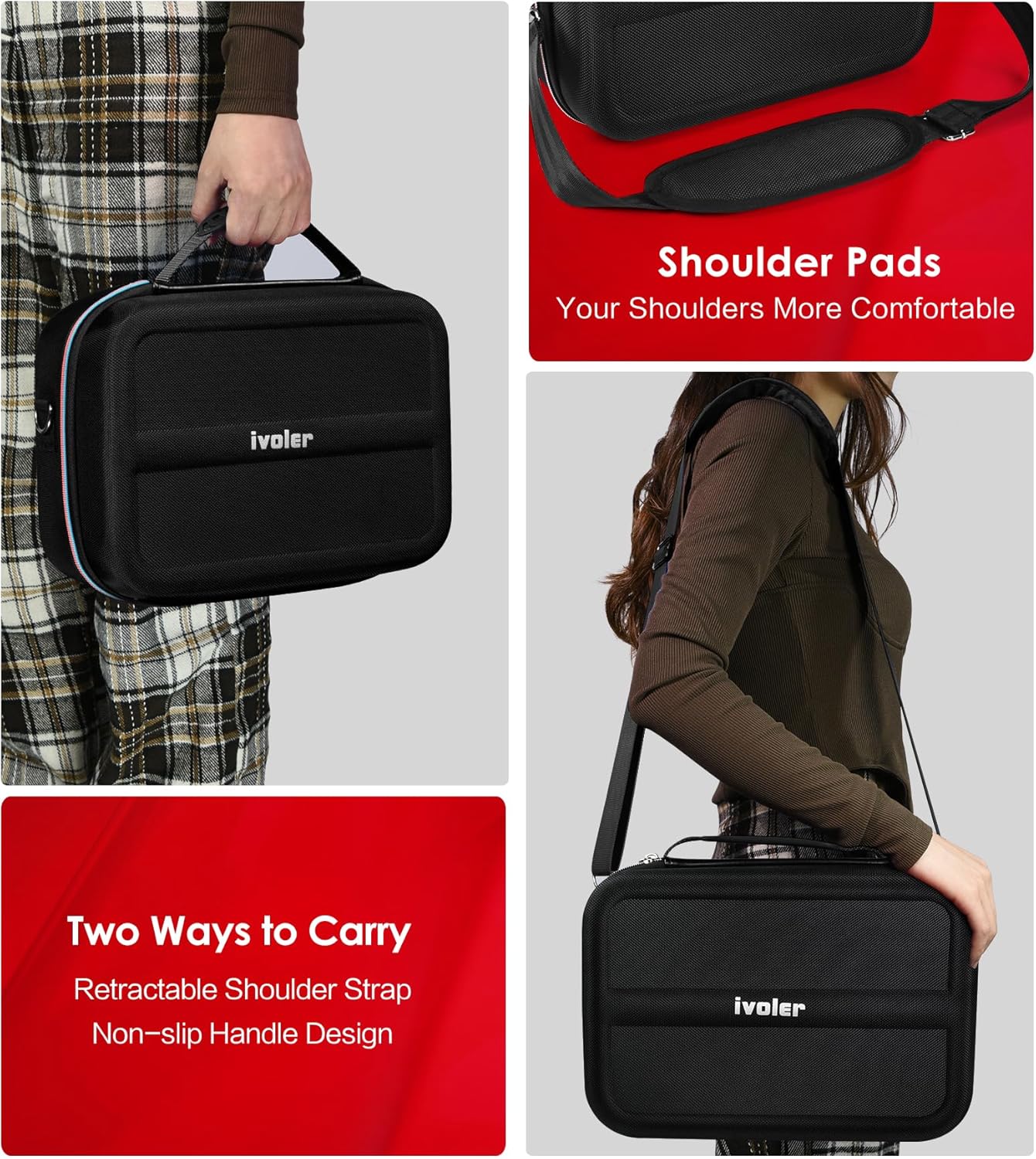Thumbnail 6 de ivoler Carrying All-in-One Case for Nintendo Switch 2, 20-game pouch