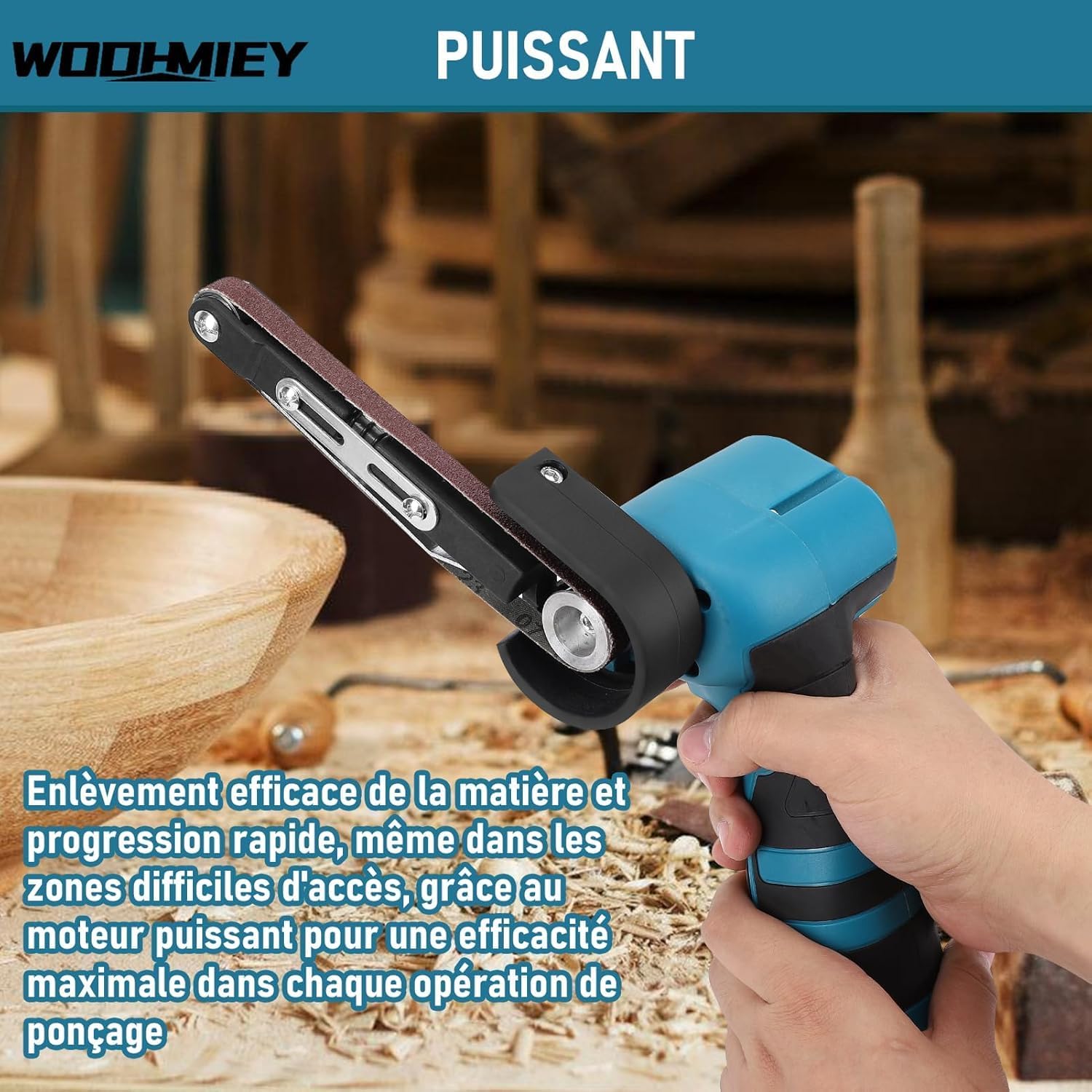 Thumbnail 6 de WODHMIEY WODHMIEY10112403396 handbandschuurmachine, 16,8 V, 7.000 tpm