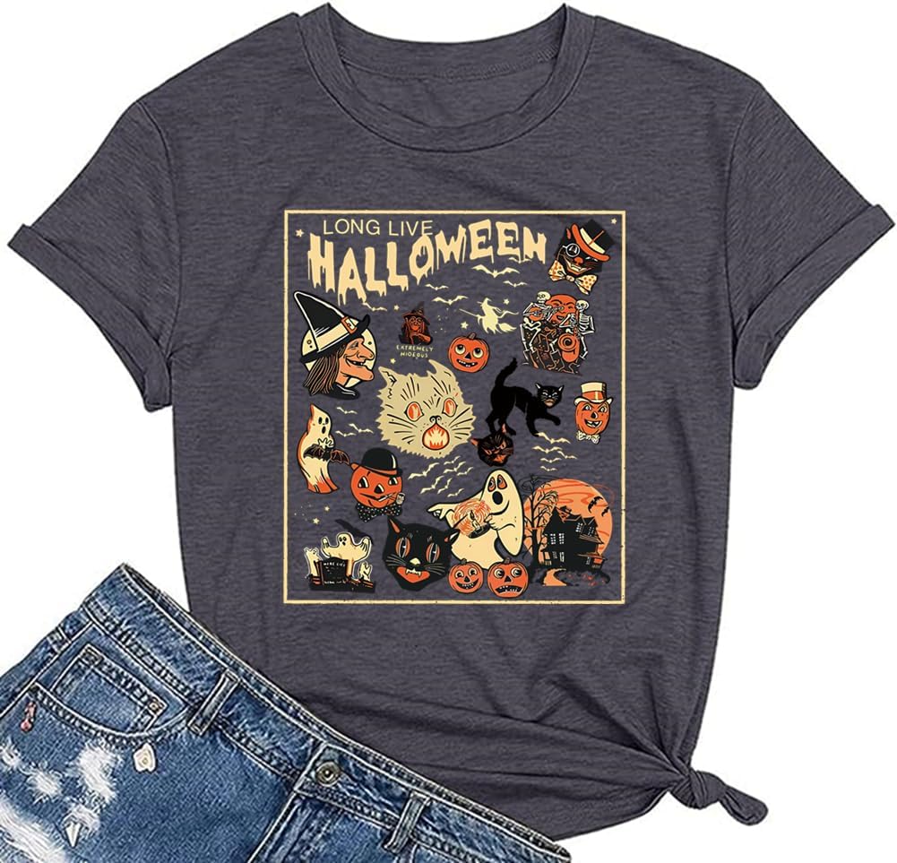 Thumbnail 6 de Women's Halloween T-Shirt, Cotton Blend