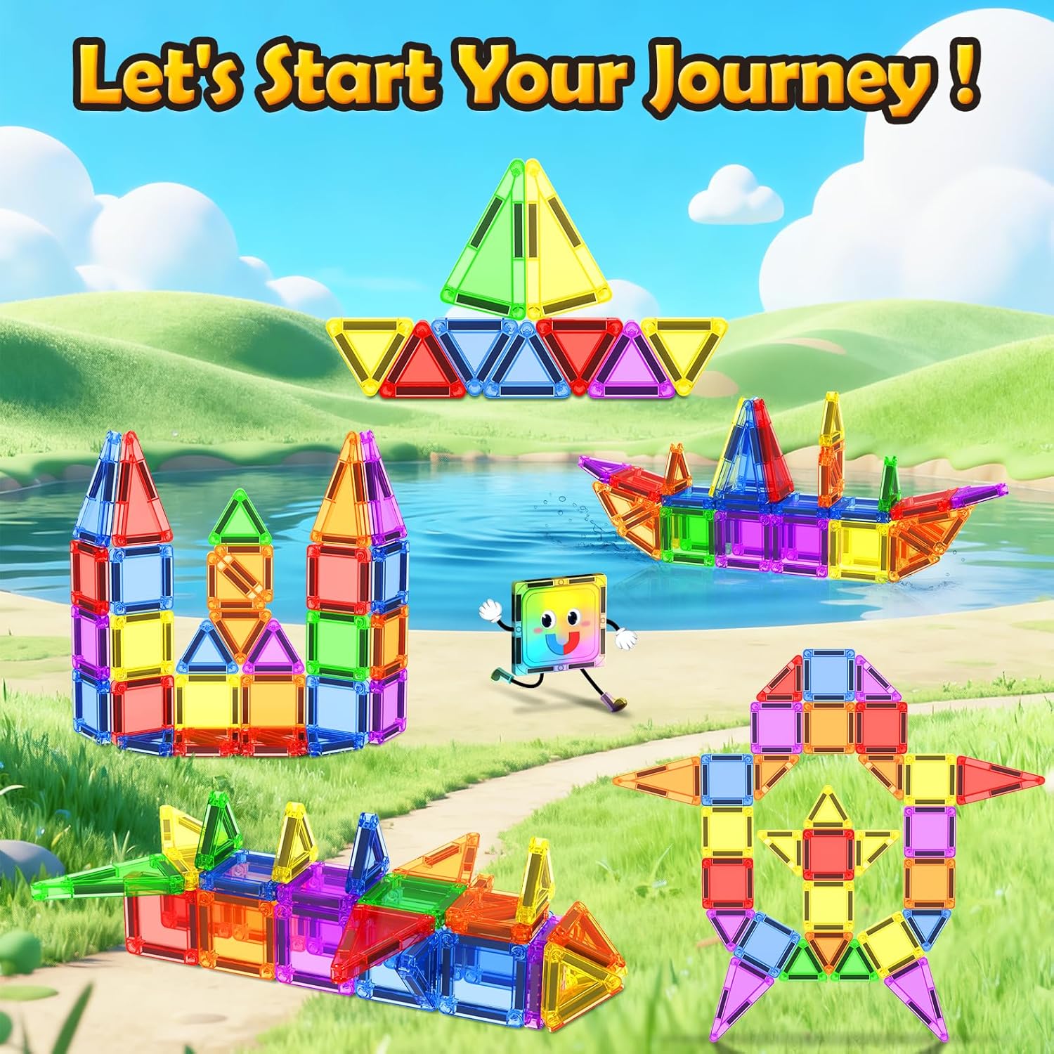 Thumbnail 6 de Magnetic Tiles Set 3–8 Years Old Toys 🧩
