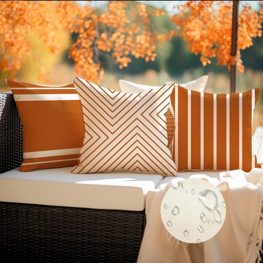Detalle 2 de RABUSOFA Outdoor Pillow Covers 18x18 Inch