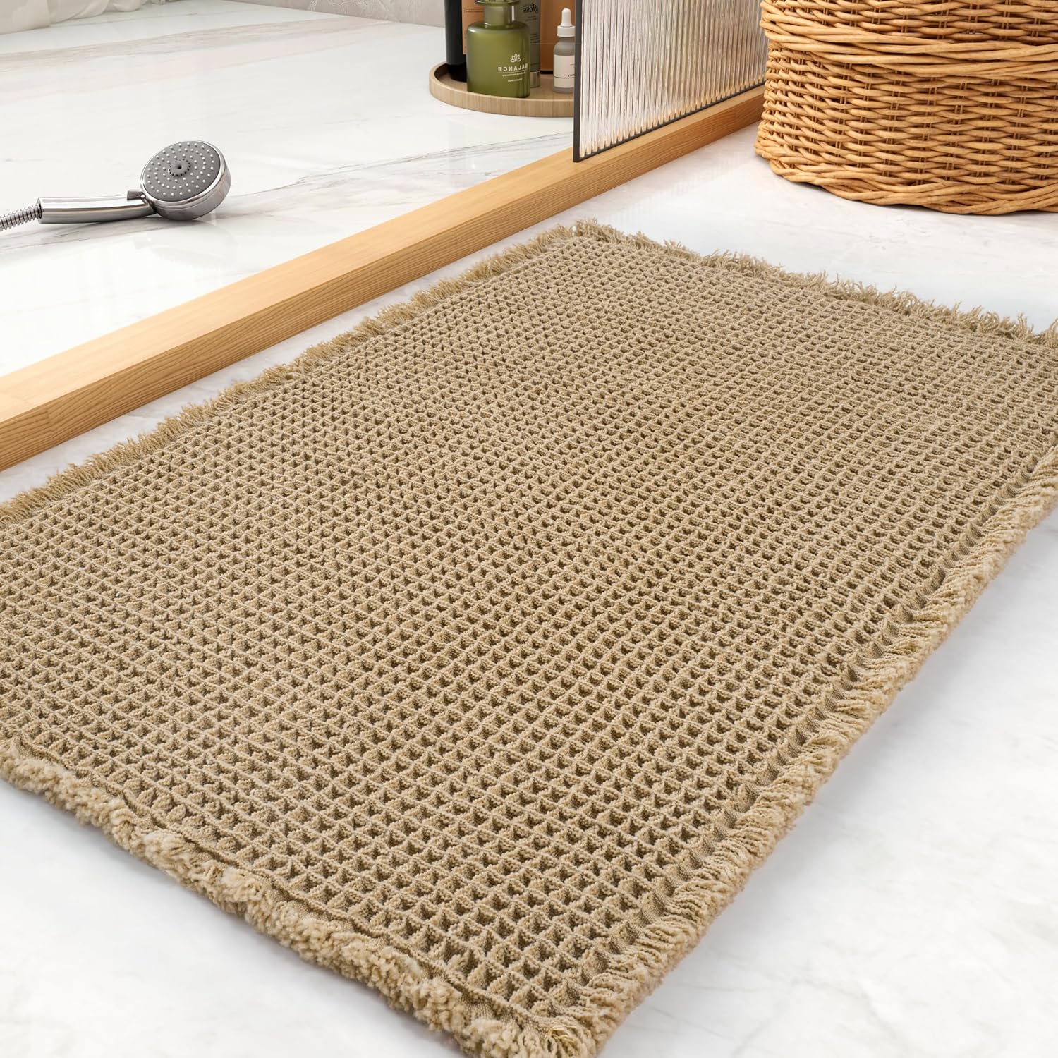 Detalle de tchdio Waffle Bath Mat 24" x 36"